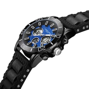 Met de hand gemonteerd, limited edition Speedster Blue van Anthony James