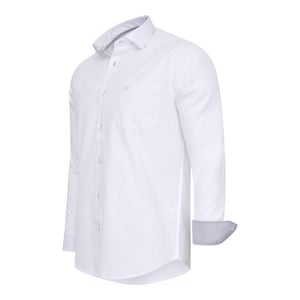 Cappuccino Italia Overhemden Overhemd Uni Wit