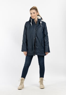 ICEBOUND Regenjas met teddy voering Dames marine
