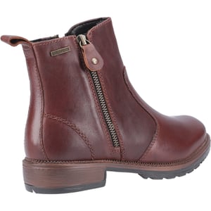 Cotswold Dames/dames Ashwicke Zip Leren Enkellaarzen (Bruin)