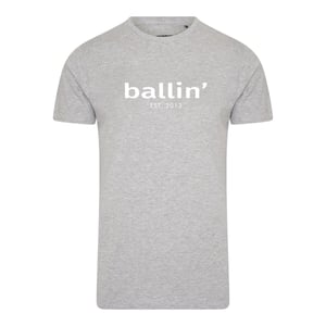 Ballin Est. 2013 Tee SS Tapered Fit Shirt Grijs