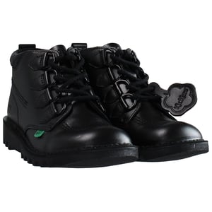 Kickers Mid Quilt Dames Zwart