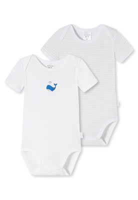 Schiesser Baby Bodies Rompers Wit