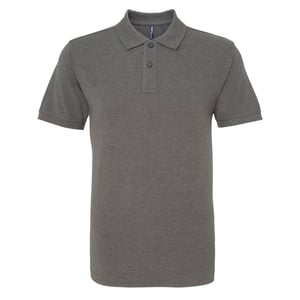 Asquith & Fox Heren Poloshirt met korte mouwen (Houtskool)