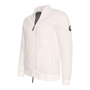 Cappuccino Italia Sweaters Sherpa Fleece Vest Wit