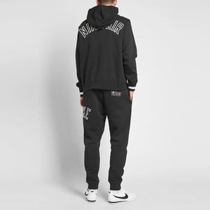 Nike Air trainingspak voor heren met doorlopende ritssluiting volledig in zwart