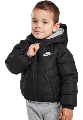 NIKE Core gewatteerd jack voor kinderen in zwart
