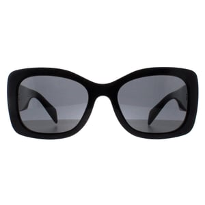 Prada PRA08S 1AB5S0 zwarte donkergrijze zonnebril