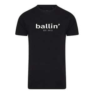 Ballin Est. 2013 Tee SS Tapered Fit Shirt Zwart