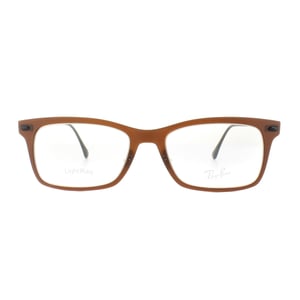 Ray-banbril RX 7039 5450 Dark Matt Brown Mens Dames 53 mm