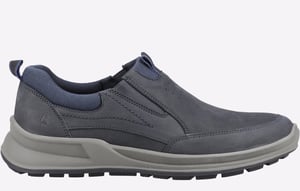 Hush Puppies Arthur Nubuck Heren Marineblauwe Instappers