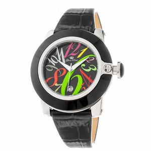 Glam Rock Dameshorloge Kwarts Zwart & Zilver