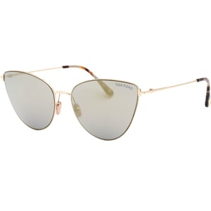Tom Ford FT1005 28B Anais-02 glanzende ros�gouden zonnebril