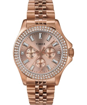 Timex Kaia X Bcrf Dames Roze Gouden Horloge TW2V96700