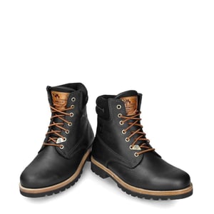 Panama Jack 03 C27 Herenlaarzen Zwart Waterdicht Leren Veters Wandelen Enkel Chukka
