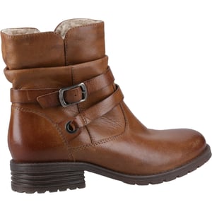 Hush Puppies Piper Leren Dameslaarzen Tan