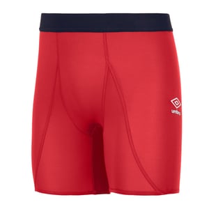 Umbro Heren Core Power Logo Base Layer Shorts (Vermiljoen)