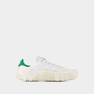 Scuba Stan Craig Green Sneakers in Wit Leer