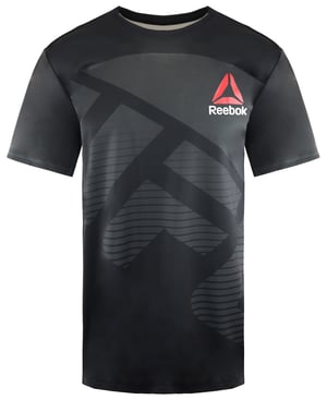 Reebok UFC Heren Zwart T-Shirt