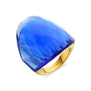 Luxenter Konsil ring in 18k gouden afwerking
