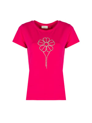 Rebel Queen by Liu Jo T-Shirt Vrouw roze