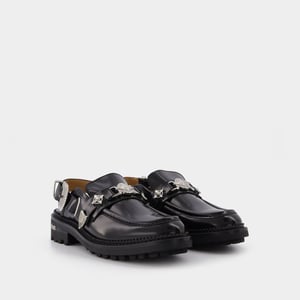 Aj1070 Loafers - Toga Pulla - Polido - Zwart