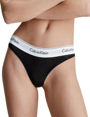 0000F3786E Calvin Klein Moderne Katoenen String