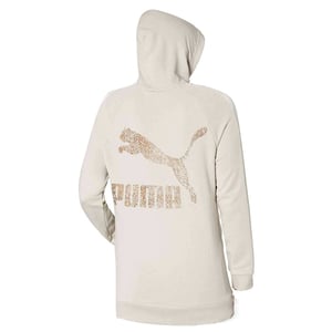 Puma Kiss Artica T7 Lange Mouw Zip Up Vrouwen Beige Hooded Track Jacket 577425 45