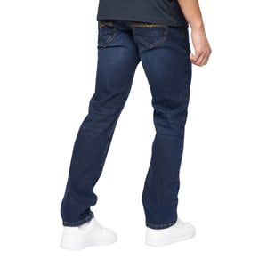Crosshatch Heren Chas Straight Jeans (Donkere wasbeurt)