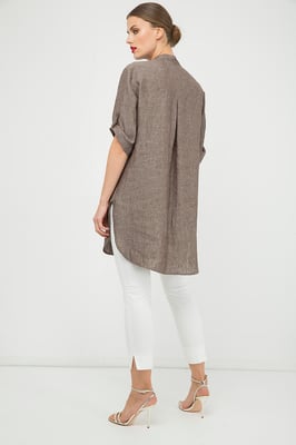 Lang linnen shirt