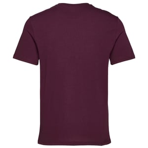 Lyle & Scott effen T-shirt in bordeauxrood