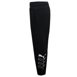 Puma Womens Rebel Track Pants Grafisch Logo Casual Joggers Zwart 582833 01