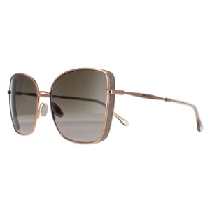 Jimmy Choo ALEXIS/S DDB HA koper goud grijs gradiÃ«nt zonnebril
