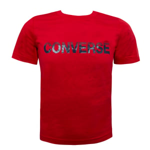 Converse Glans Kinderen Rood T-Shirt