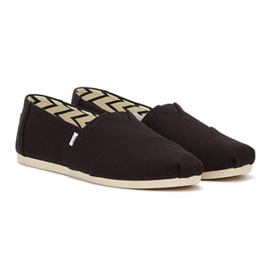 TOMS Alpargata Katoen Canvas Dames Zwarte Espadrilles