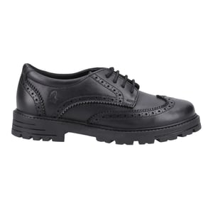 Hush Puppies Meisjes Maxine Leren Schoolschoenen (Zwart)