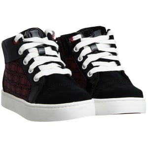 Clarks City Hero Hi zwarte kinderschoenen