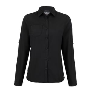 Craghoppers Dames/dames Expert Kiwi Shirt met lange mouwen (Zwart)