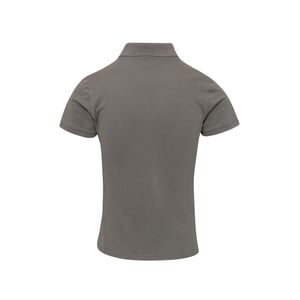 Premier Dames/Dames Coolchecker Plus Poloshirt (Donkergrijs)