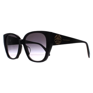 Alexander McQueen Cat Eye Dames Zwart Grijs Gradiënt AM0284S