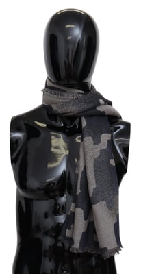 Missoni Men's Veelkleurige Wol Camouflage Unisex Wrap Sjaal