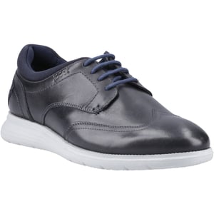 Pod Vantage Leer Heren Navy Veterschoenen