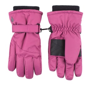 Meisjes Winter Fleece Gevoerde Thermische Ski Sneeuw Handschoenen - Roze