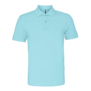 Asquith & Fox Heren Poloshirt met korte mouwen (Heldere oceaan)