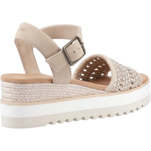TOMS Diana Leren Damessandalen Champagne