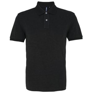 Asquith & Fox Heren Poloshirt met korte mouwen (Zwarte Heide)