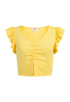 Mymo Top Dames lichtgeel