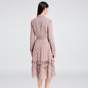 Pasvorm en flare blouse jurk