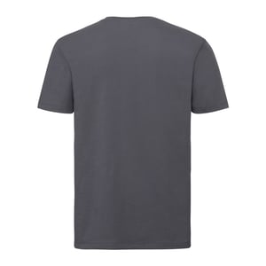 Russell Heren Authentiek Puur Organisch T-Shirt (Konvooi Grijs)