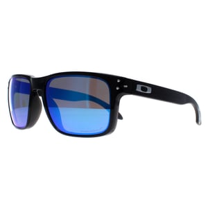 Oakley Holbrook OO9102-W7 zwarte inkt prizm sapphire gepolariseerde zonnebril